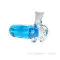 NEW DESIGN Glass Hand Pipe with Glycerin Coil Chamber CAN USE BOWL OR QUARTZ BANGER